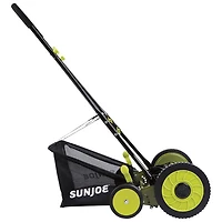 Sun Joe 18" Manual Reel Mower with Grass Catcher