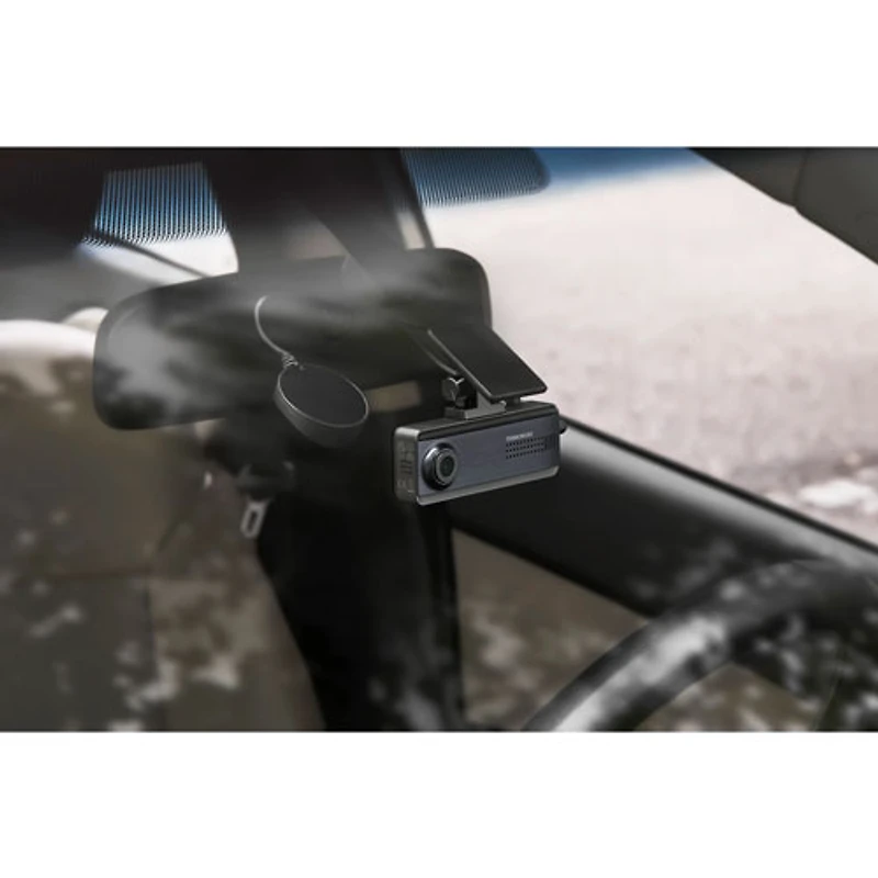 Thinkware Q200 1440p Dash Cam with Wi-Fi, GPS, & Rear Camera