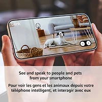 Caméra IP HD 1080p d'extérieur/d'intérieur Wi-Fi Mini 2 de Blink - Blanc