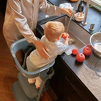 Accessoire de tour d'apprentissage Lemo de Cybex pour chaise haute Lemo - Gris suède