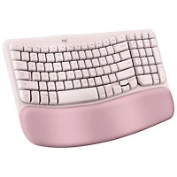 Logitech Wave Keys Wireless Ergonomic Keyboard - Rose