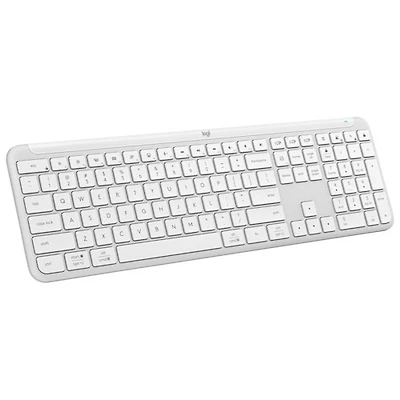 Clavier sans fil Signature Slim K950 de Logitech - Blanc cassé - Anglais - Exclusivité Best Buy