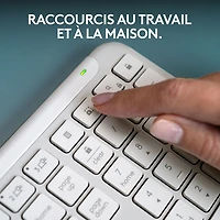Clavier sans fil Signature Slim K950 de Logitech - Blanc cassé - Anglais - Exclusivité Best Buy