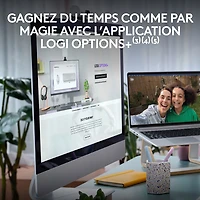 Clavier sans fil Signature Slim K950 de Logitech - Blanc cassé - Anglais - Exclusivité Best Buy