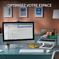 Clavier sans fil Signature Slim K950 de Logitech - Blanc cassé - Anglais - Exclusivité Best Buy