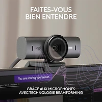 Logitech MX Brio Ultra HD 4K Webcam - Black