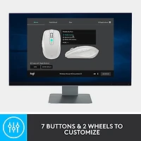 Souris Darkfield Bluetooth MX Anywhere 2S de Logitech - Graphite