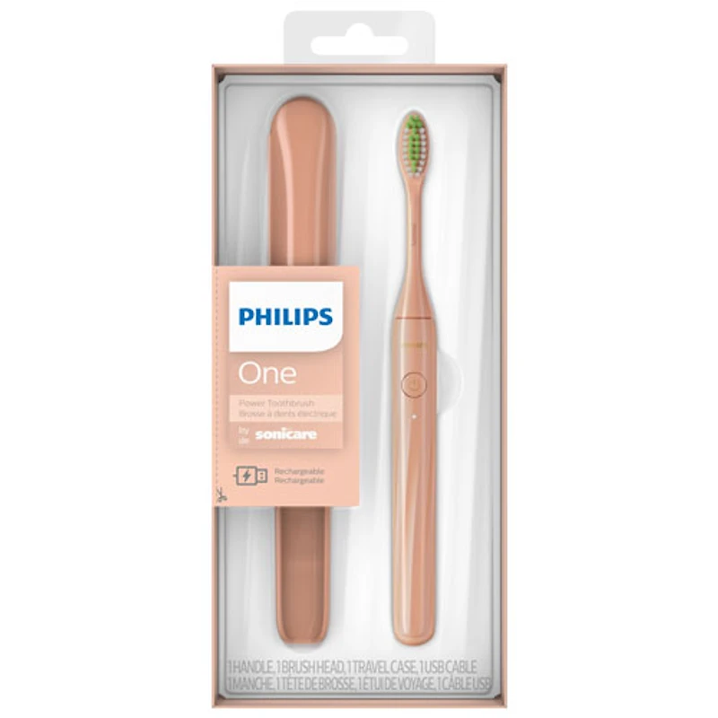 Brosse à dents électrique rechargeable Philips One de Sonicare (HY1200/25) - Brillant