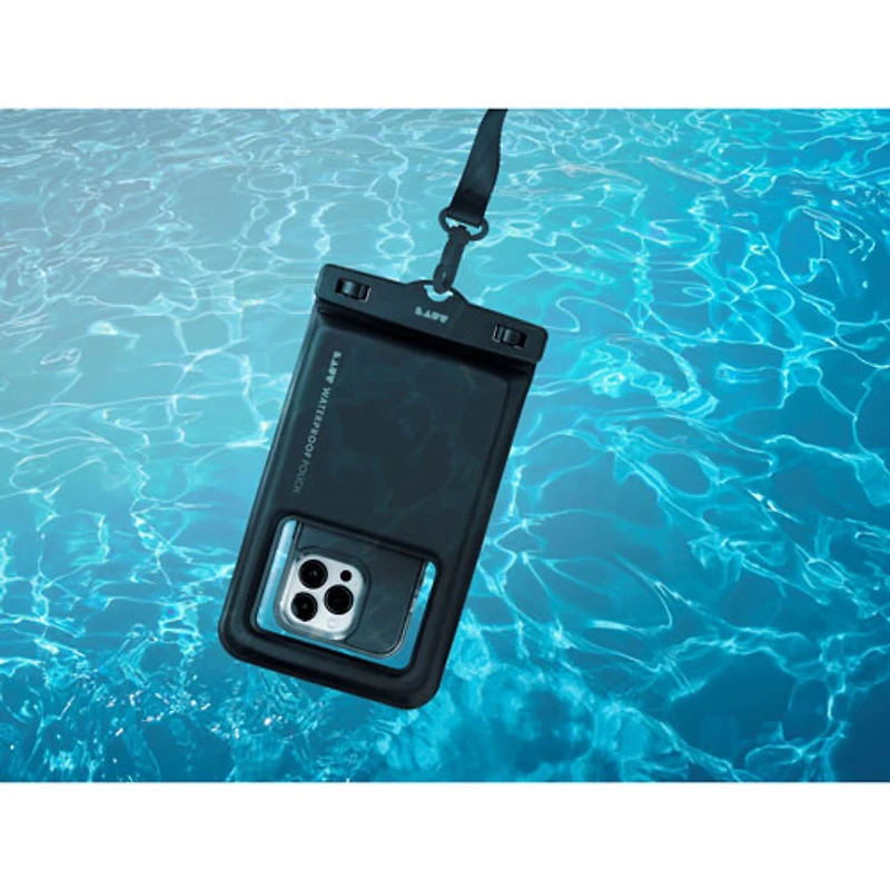 Laut POP AQUA Waterproof Universal Cellphone Pouch - Black