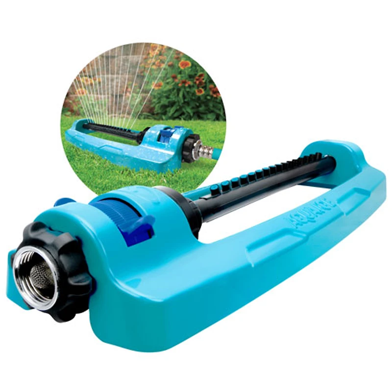 Arroseur oscillant à base en métal d'Aqua Joe (SJI-OMS16)