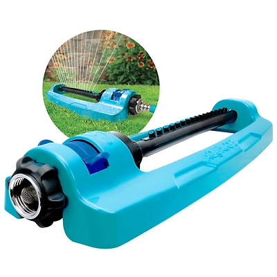 Arroseur oscillant à base en métal d'Aqua Joe (SJI-OMS16)