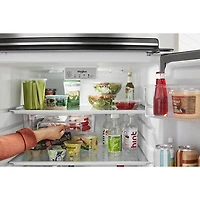 Whirlpool 29" 16.3 Cu. Ft. Top Freezer Refrigerator (WRTX5328PM) - Stainless Steel