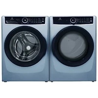 Laveuse à vapeur à chargement frontal haute efficacité de 5,2 pi³ d'Electrolux (ELFW7437AG) - Bleu glacier