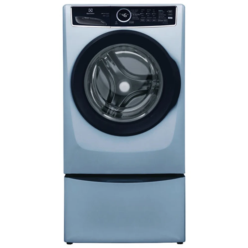 Laveuse à vapeur à chargement frontal haute efficacité de 5,2 pi³ d'Electrolux (ELFW7437AG) - Bleu glacier