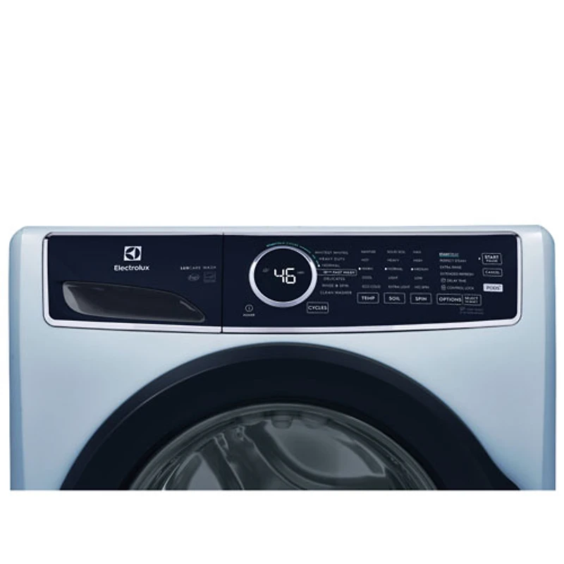 Laveuse à vapeur à chargement frontal haute efficacité de 5,2 pi³ d'Electrolux (ELFW7437AG) - Bleu glacier