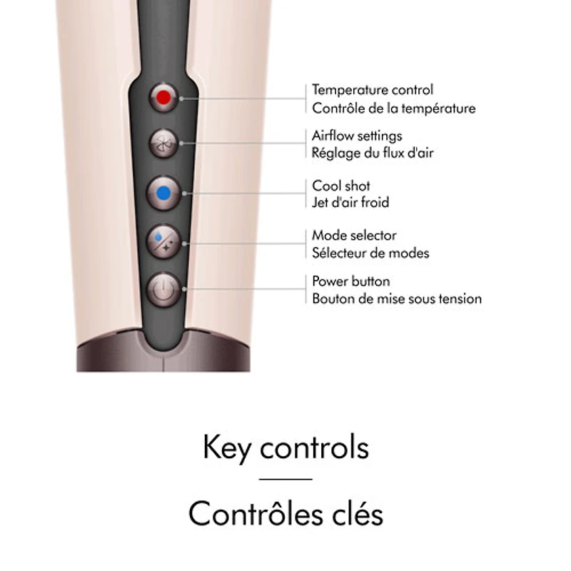 Dyson Airstrait Straightener - Ceramic Pink/Rose Gold