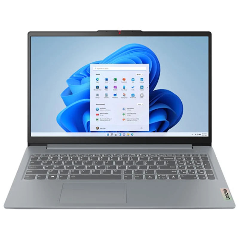 Portable de 15,6 po IdeaPad Slim 3i de Lenovo - Gris arctique (Core i3-1315U d'Intel/SSD 512 Go/RAM 8 Go)