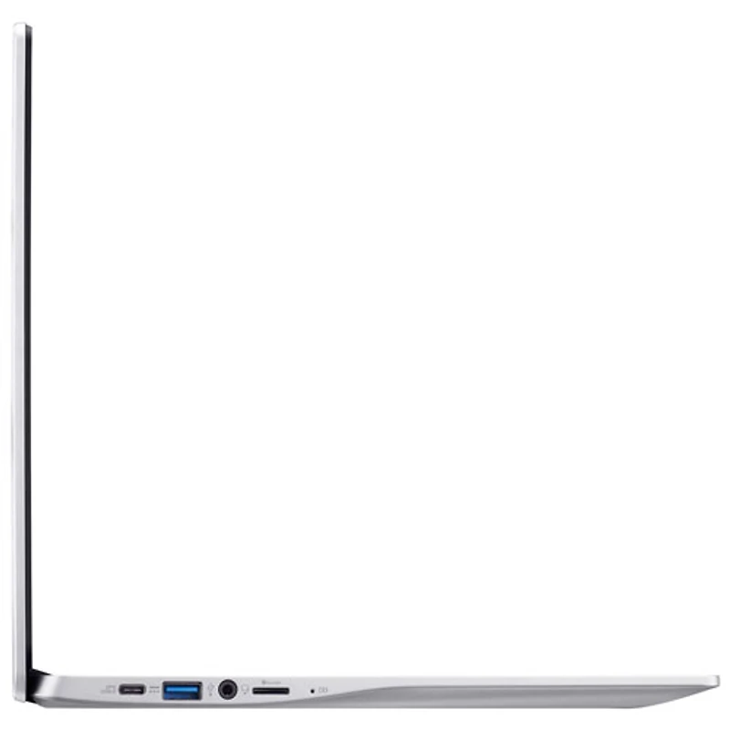 Chromebook de 15,6 pouces d'Acer avec 3 mois de forfait Google AI Pro - Argenté (Celeron N4500 d'Intel/128 Go/RAM 8 Go/ChromeOS)