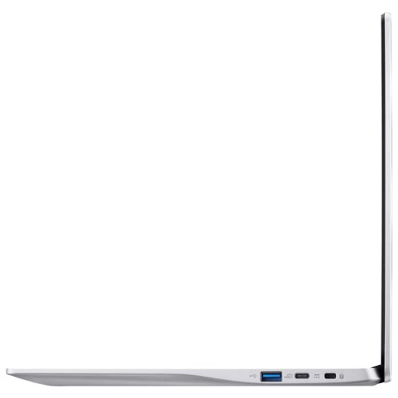 Chromebook de 15,6 pouces d'Acer avec 3 mois de forfait Google AI Pro - Argenté (Celeron N4500 d'Intel/128 Go/RAM 8 Go/ChromeOS)