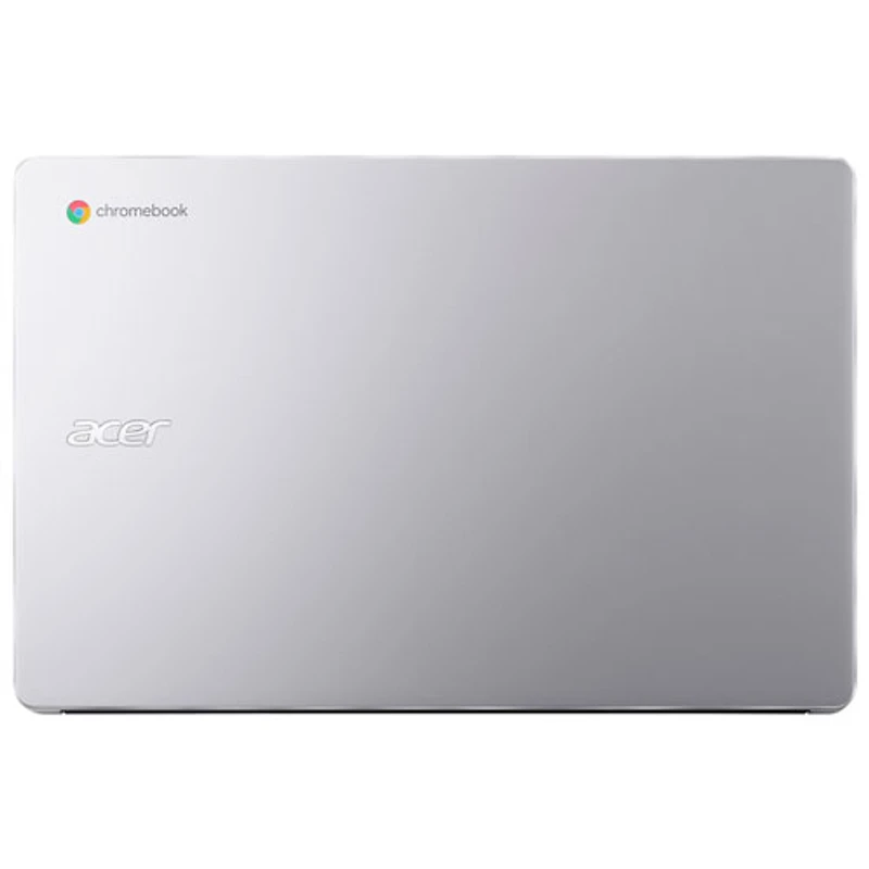 Chromebook de 15,6 pouces d'Acer avec 3 mois de forfait Google AI Pro - Argenté (Celeron N4500 d'Intel/128 Go/RAM 8 Go/ChromeOS)
