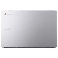 Chromebook de 15,6 pouces d'Acer avec 3 mois de forfait Google AI Pro - Argenté (Celeron N4500 d'Intel/128 Go/RAM 8 Go/ChromeOS)