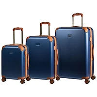 Champs Freedom Collection 3-Piece Hard Side Expandable Luggage Set - Blue