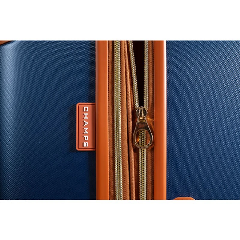 Champs Freedom Collection 3-Piece Hard Side Expandable Luggage Set - Blue
