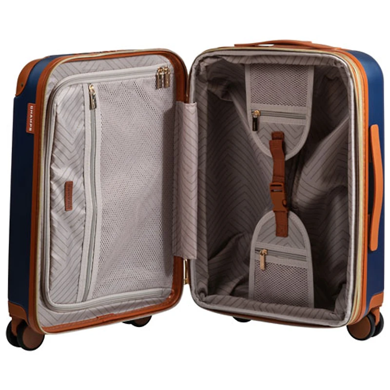 Champs Freedom Collection 3-Piece Hard Side Expandable Luggage Set - Blue