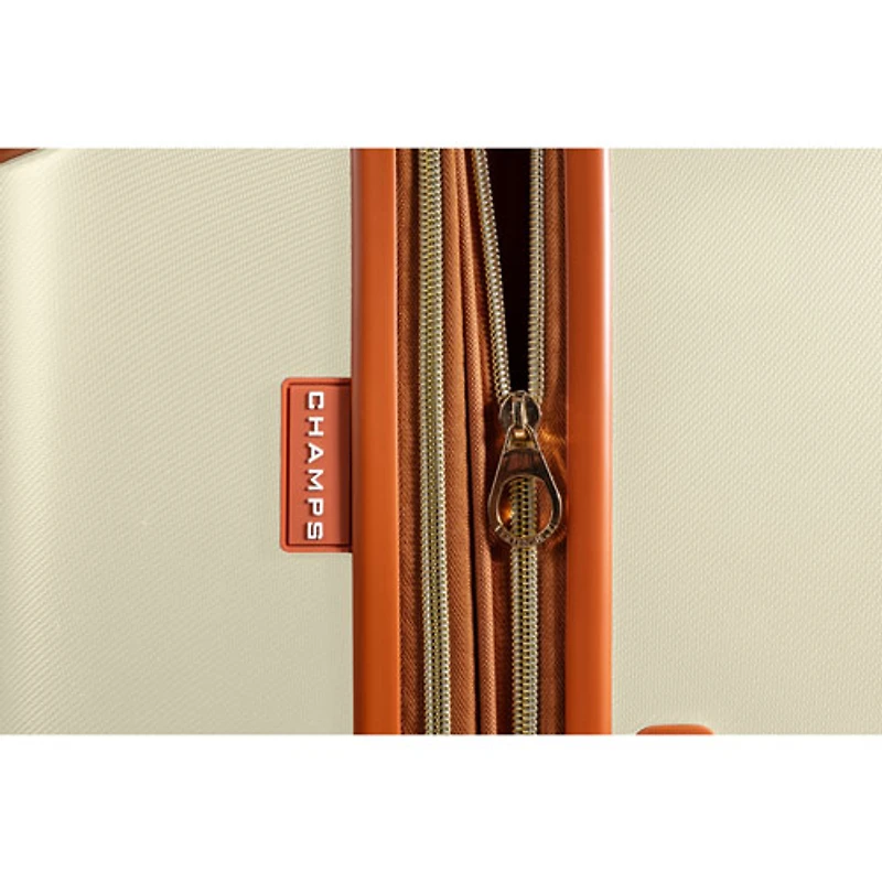 Ensemble de 3 valises rigides extensibles Freedom Collection de Champs - Ivoire