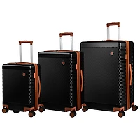 Champs Dream Collection 3-Piece Hard Side Expandable Luggage Set - Black - Only at Best Buy