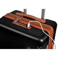 Champs Dream Collection 3-Piece Hard Side Expandable Luggage Set - Black - Only at Best Buy