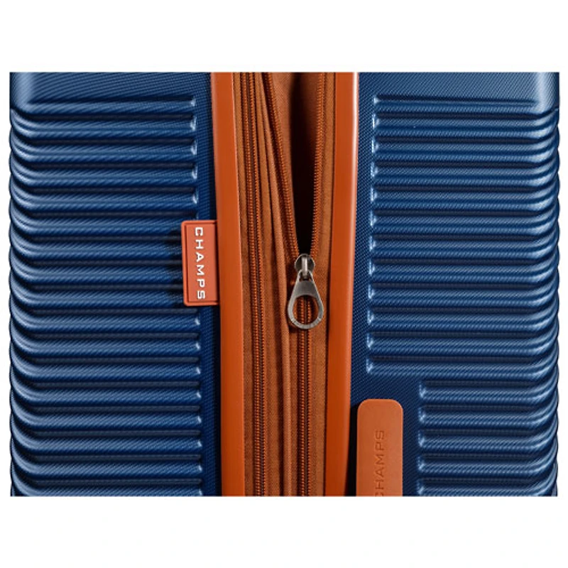 Champs Dream Collection 3-Piece Hard Side Expandable Luggage Set - Navy - Only at Best Buy