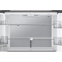 Réfrigérateur à 4 portes et à profondeur de comptoir de 22,5 pi³ et 36 po BESPOKE avec AI Family Hub de Samsung (RF23DB9900QDAC) - Inox