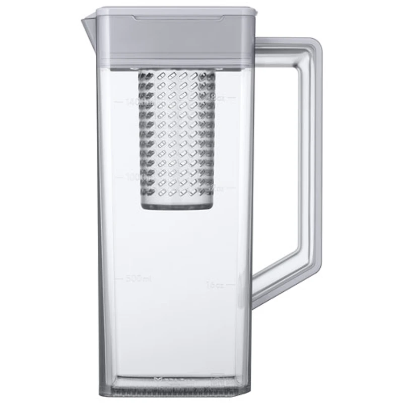Réfrigérateur à 4 portes et à profondeur de comptoir de 22,5 pi³ et 36 po BESPOKE avec AI Family Hub de Samsung (RF23DB9900QDAC) - Inox