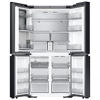 Réfrigérateur à 4 portes et à profondeur de comptoir de 22,5 pi³ et 36 po BESPOKE avec AI Family Hub de Samsung (RF23DB9900QDAC) - Inox