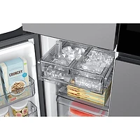 Réfrigérateur à 4 portes et à profondeur de comptoir de 22,5 pi³ et 36 po BESPOKE avec AI Family Hub de Samsung (RF23DB9900QDAC) - Inox