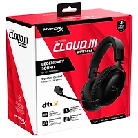 HyperX Cloud III Wireless Gaming Headset - Black