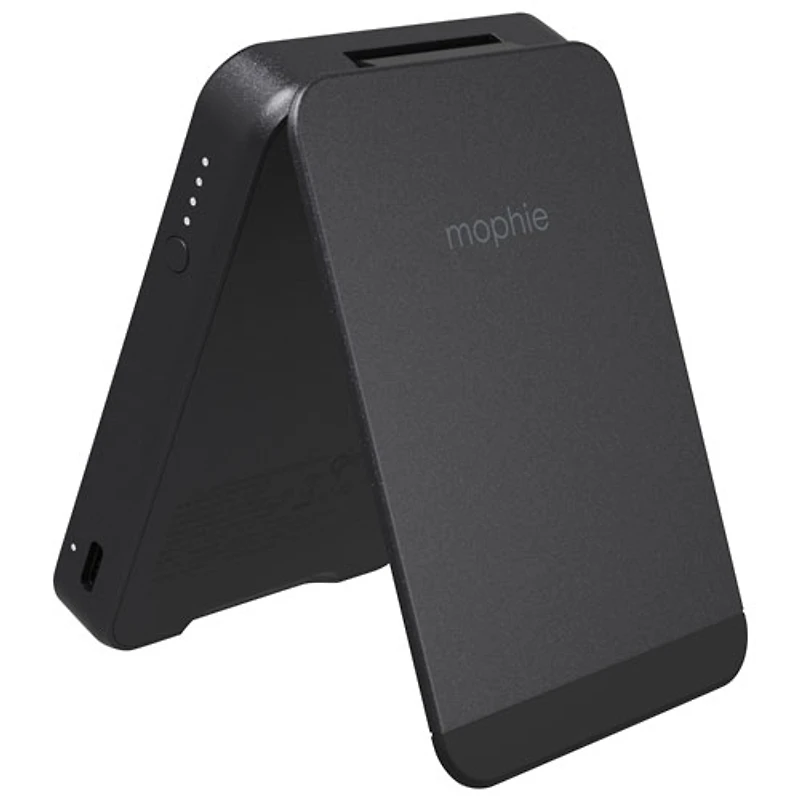 Mophie Snap+ Qi2 5000 mAh Power Bank with Stand - Black