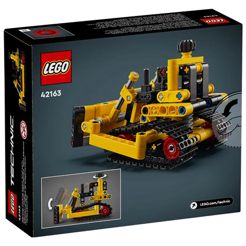 LEGO Technic : Le bulldozer industriel - 195 pièces (42163)