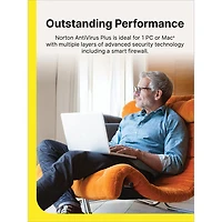 Norton AntiVirus Plus (PC/Mac) - 1 Device - 2GB Cloud Backup - 1 Year Subscription