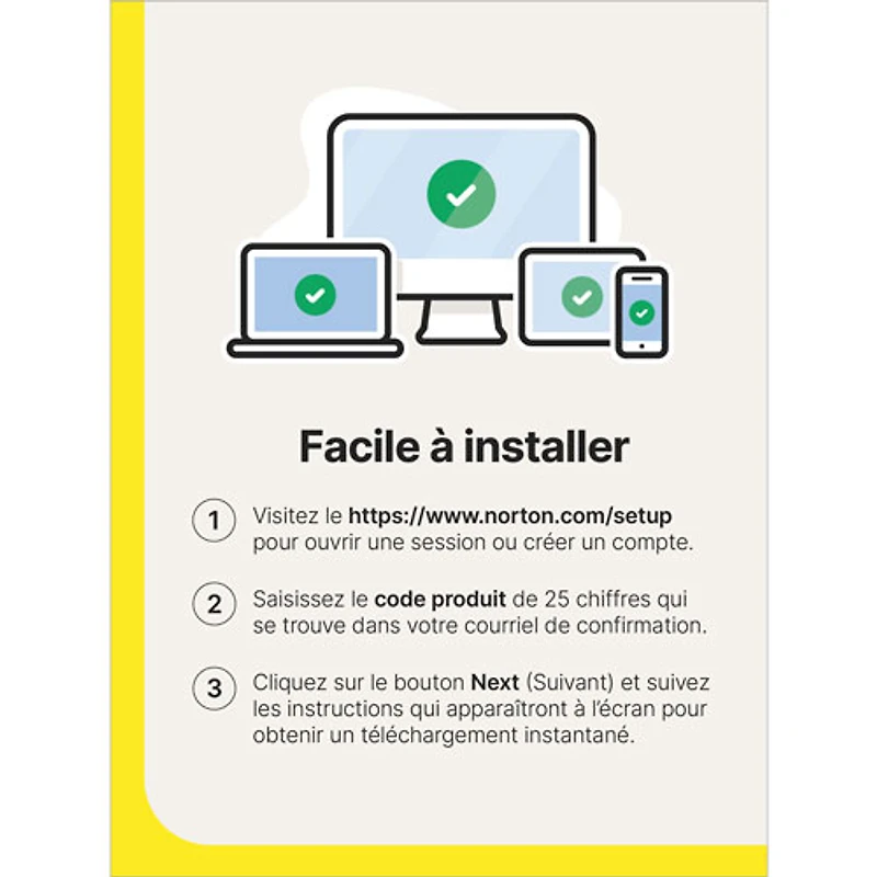 Norton 360 Standard (PC/Mac) - 1 Device - 10GB Cloud Backup - 1 Year Subscription