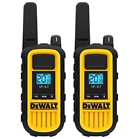 Radio bidirectionnelle robuste de DeWalt (DXFRS800) - Paquet de 2