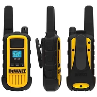 Radio bidirectionnelle robuste de DeWalt (DXFRS800) - Paquet de 2