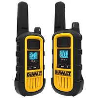 Radio bidirectionnelle robuste de DeWalt (DXFRS800) - Paquet de 2