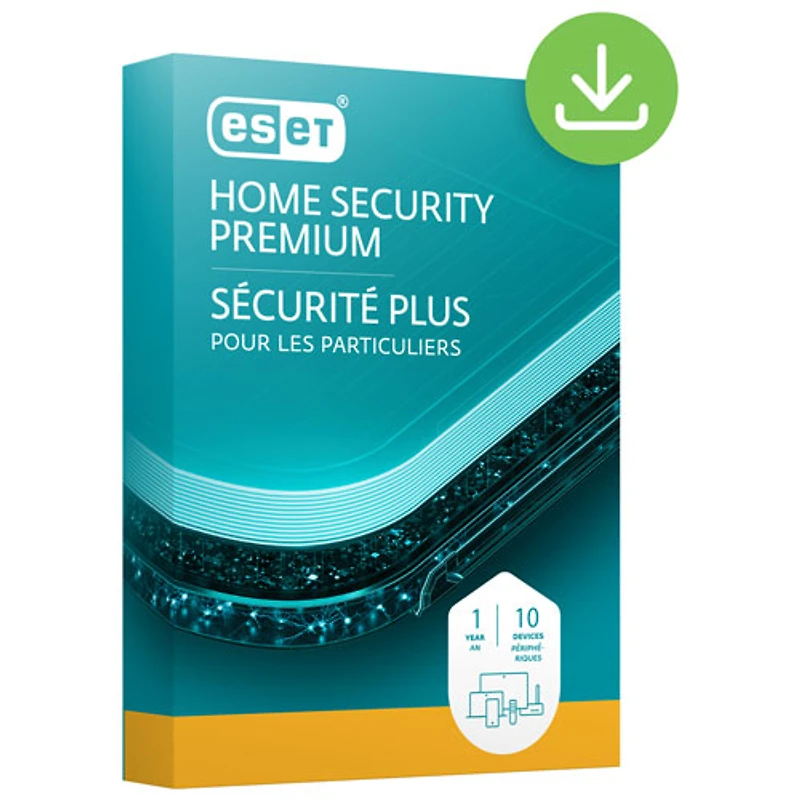 ESET Home Security Premium (PC/Mac) - appareils - 1 an