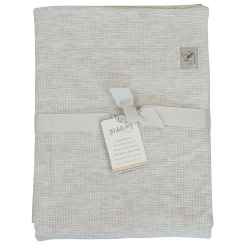 Mini couverture gaufrée de Juddlies - Gris pâle