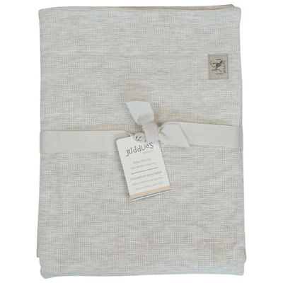 Mini couverture gaufrÃ©e de Juddlies - Gris pÃ¢le