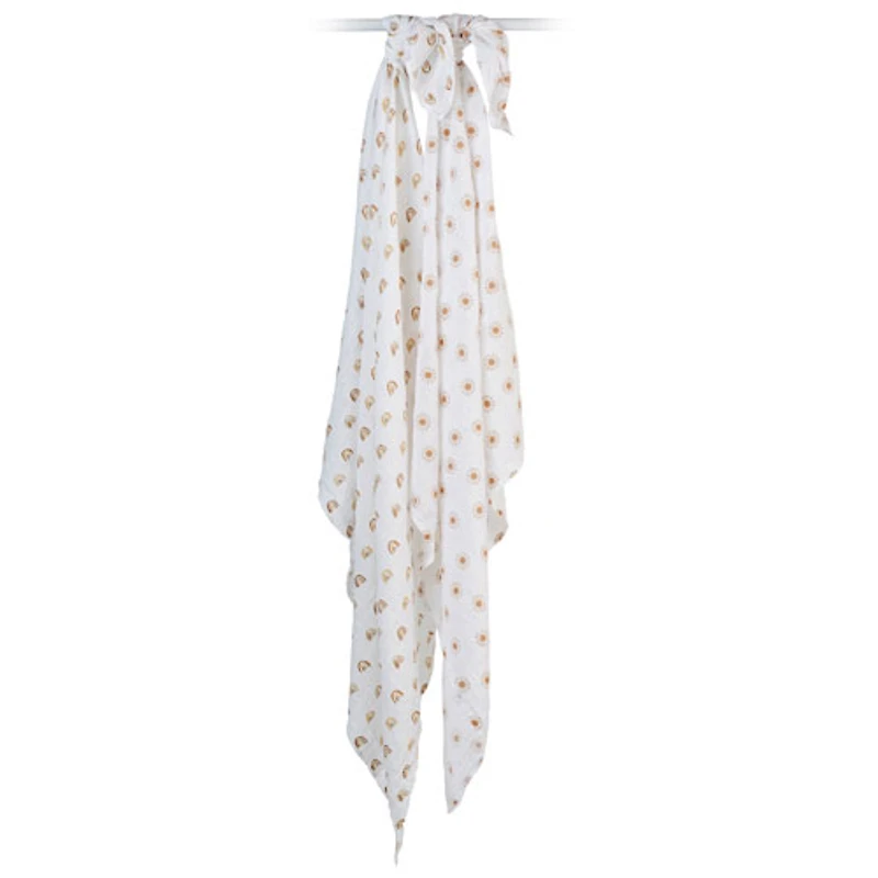 Lulujo Boho Muslin Swaddle - 2 Pack - Rainbow/Suns