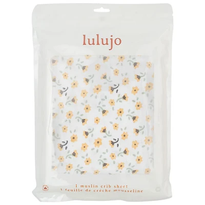 Lulujo Boho Fitted Sheet - Crib - Vintage Floral