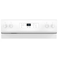 Cuisinière électrique autonome à 5 éléments avec four autonettoyant 5,3 pi³ 30 po série 3 de Whirlpool (YWFES3330RW) - Blanc
